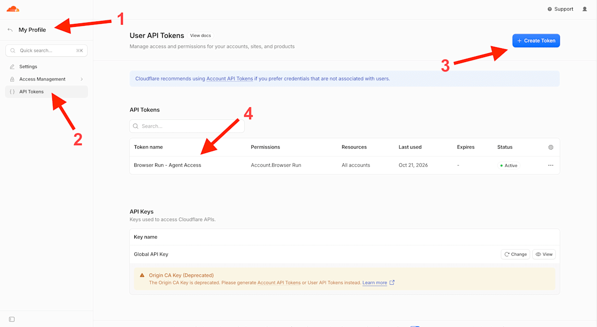 Create Browser Run API steps