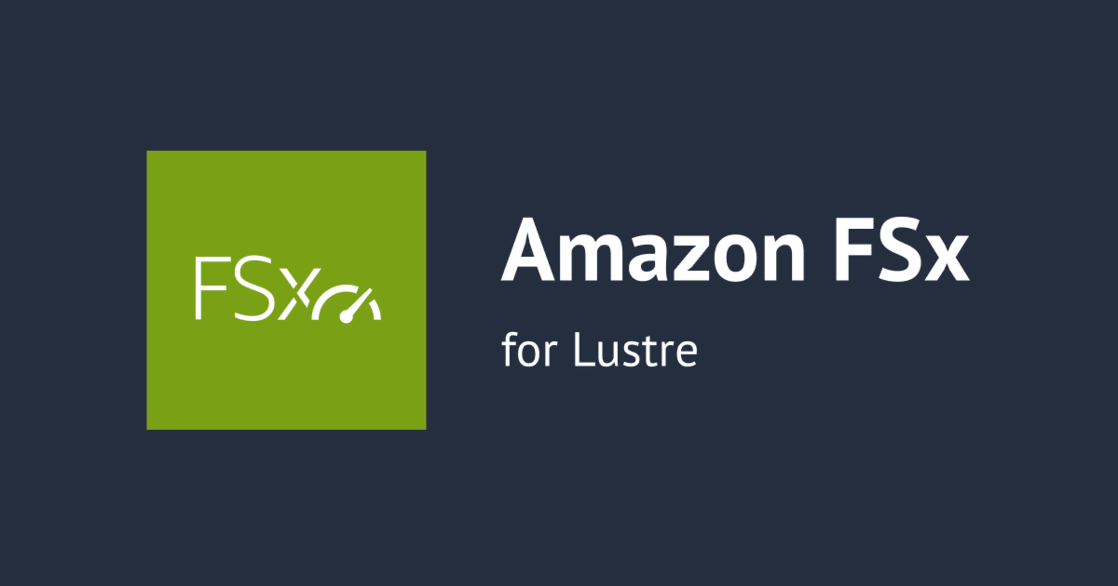 Amazon FSx สำหรับ Lustre พร้อมให้ใช้งานใน Thailand Region แล้ว