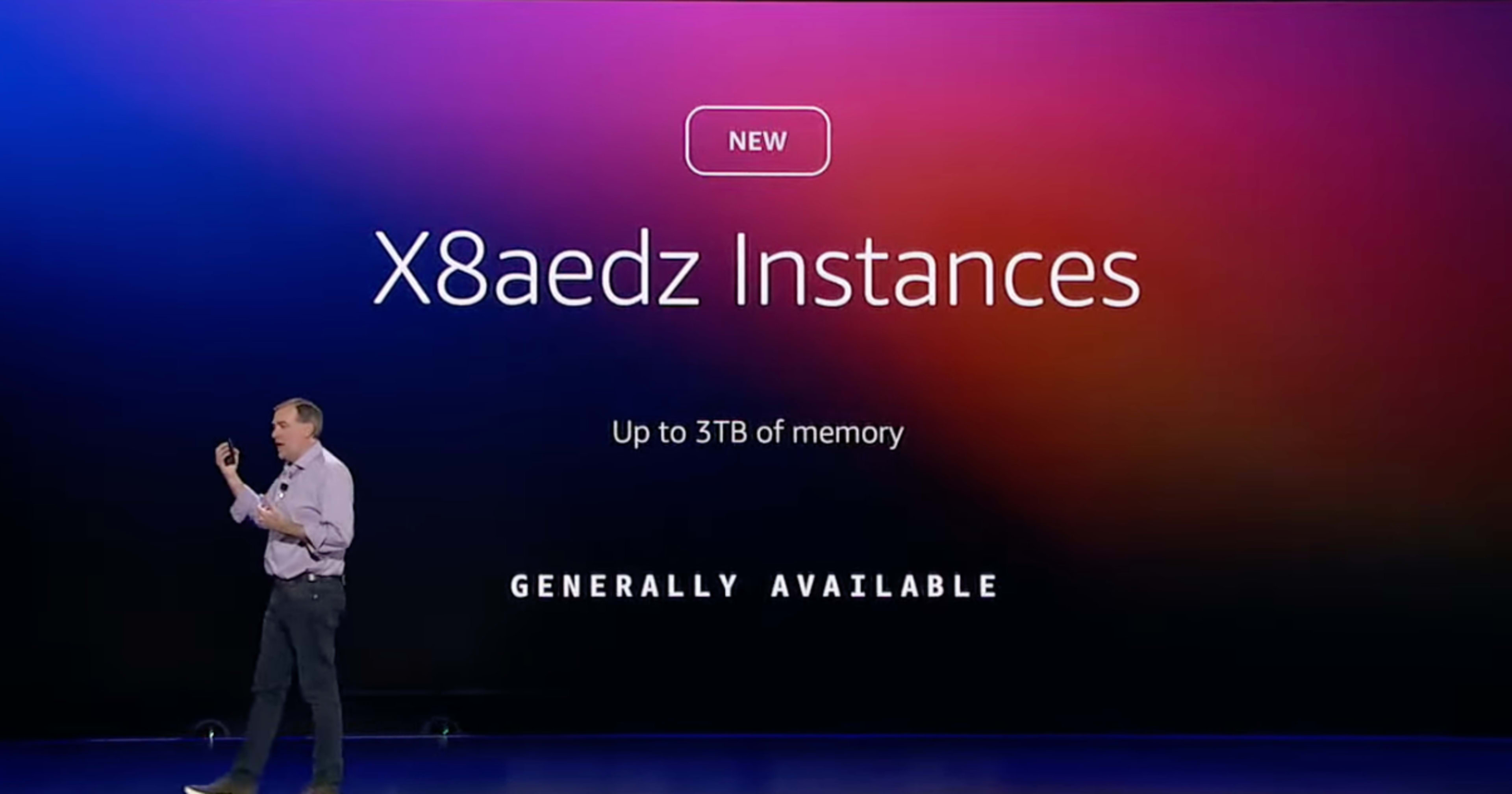[アップデート] メモリを大量に消費するワークロード向けに Amazon EC2 x8aedz インスタンスが発表されました #AWSreInvent