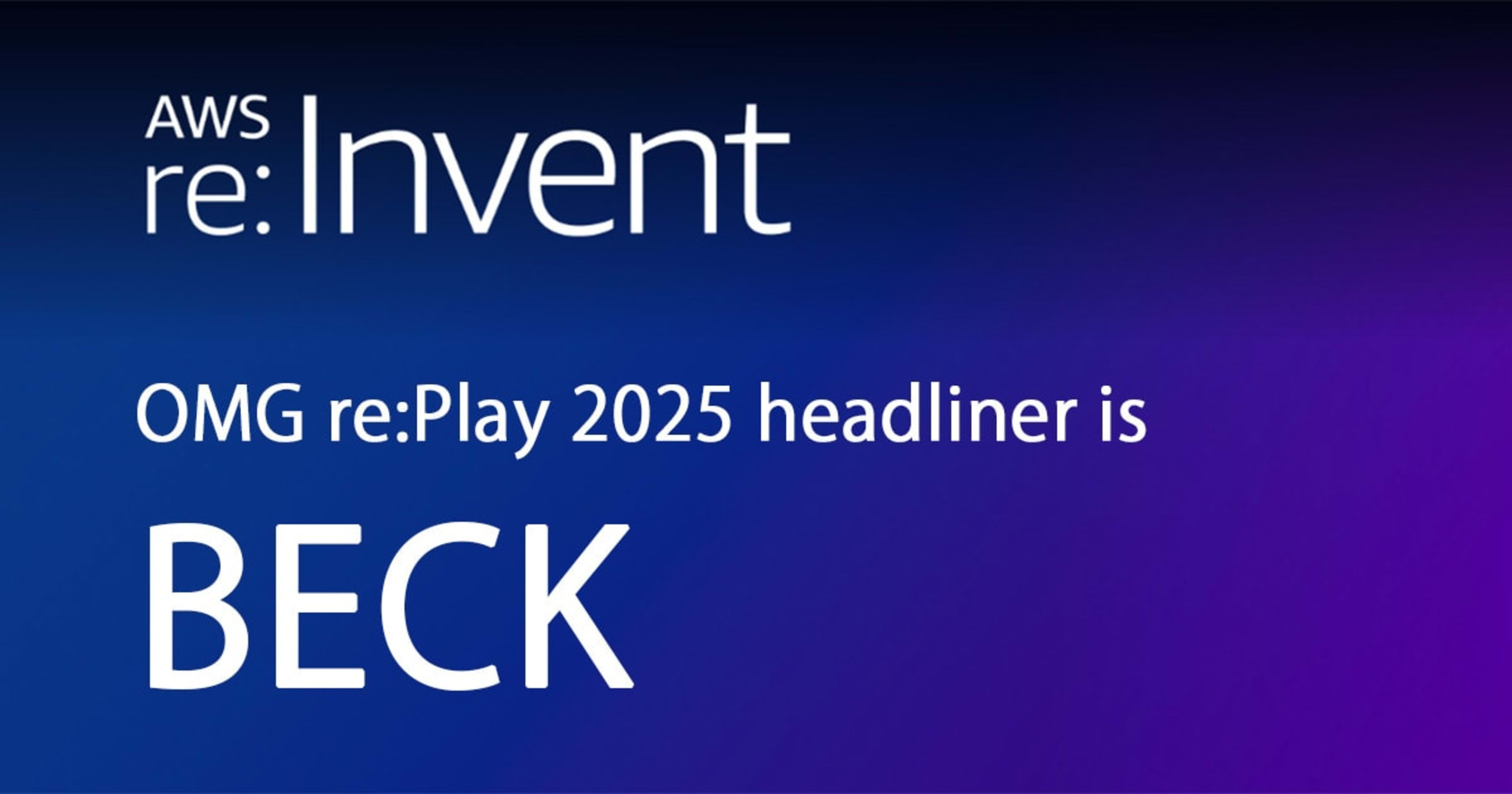 2025年re:Play出演アクトはBECK!USオルタナティブ音楽シーンを代表するアーティストはどんなハイライトを描くのか