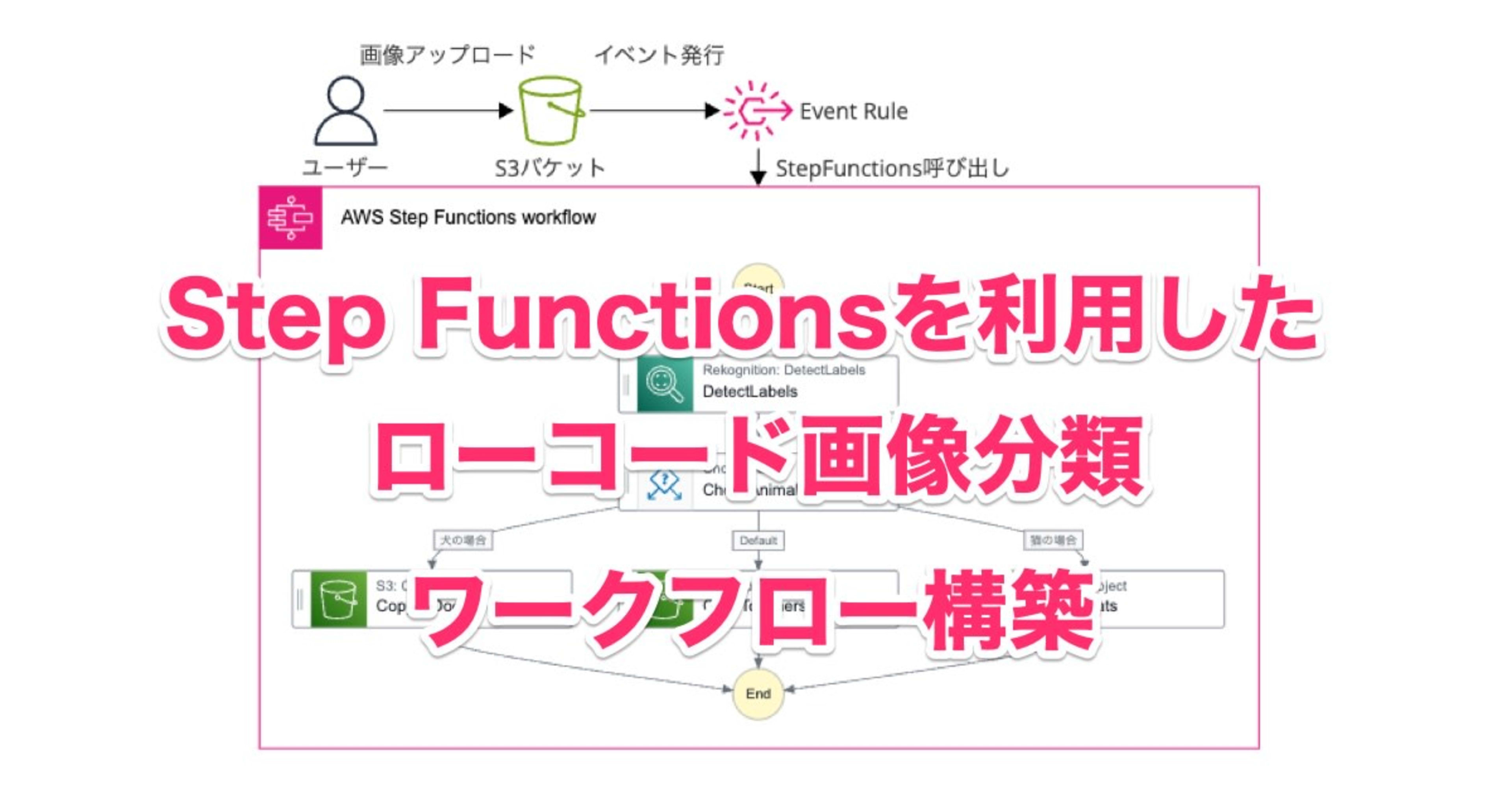 [2026年版]AWS Step Functionsを利用したローコード画像分類ワークフロー構築ハンズオン
