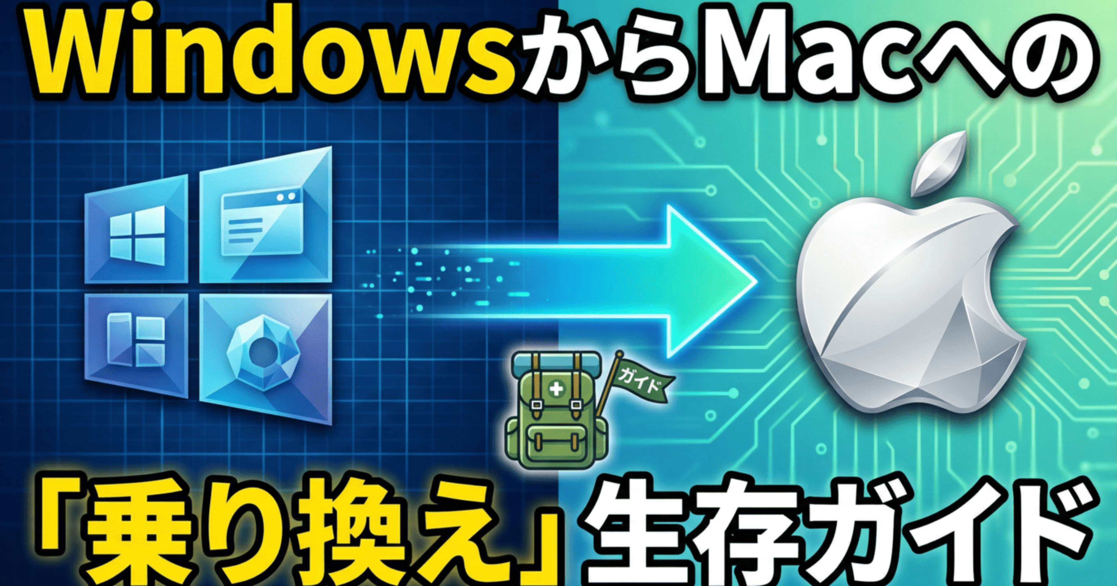 WindowsからMacへの「乗り換え」生存ガイド
