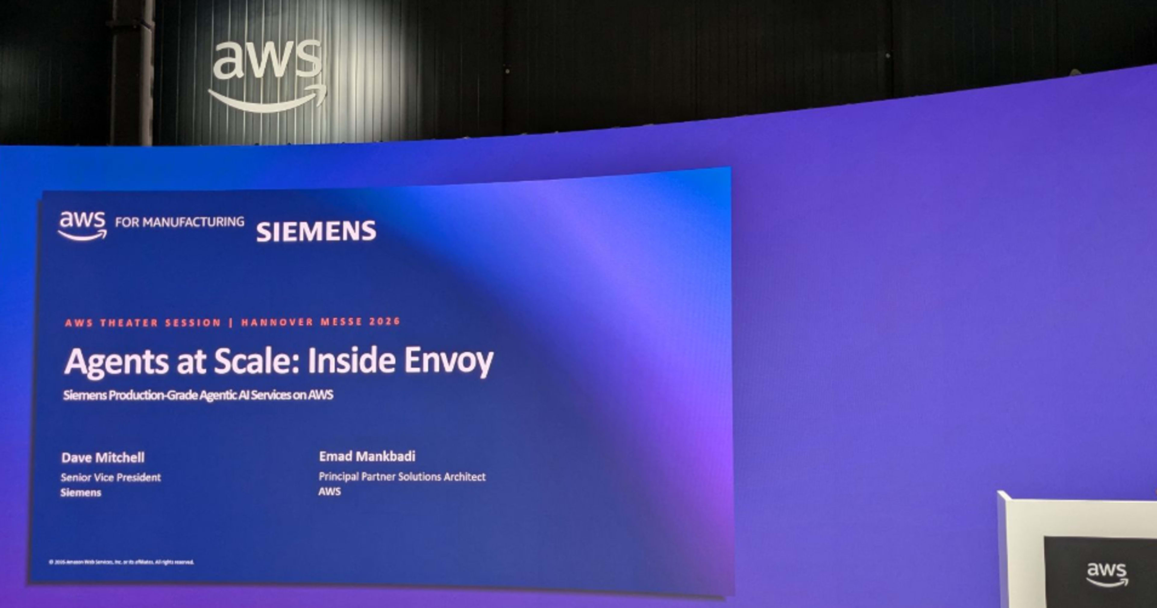 PoCの壁を越える?Siemens×AWSの『Envoy』セッションを見てきた #HM26