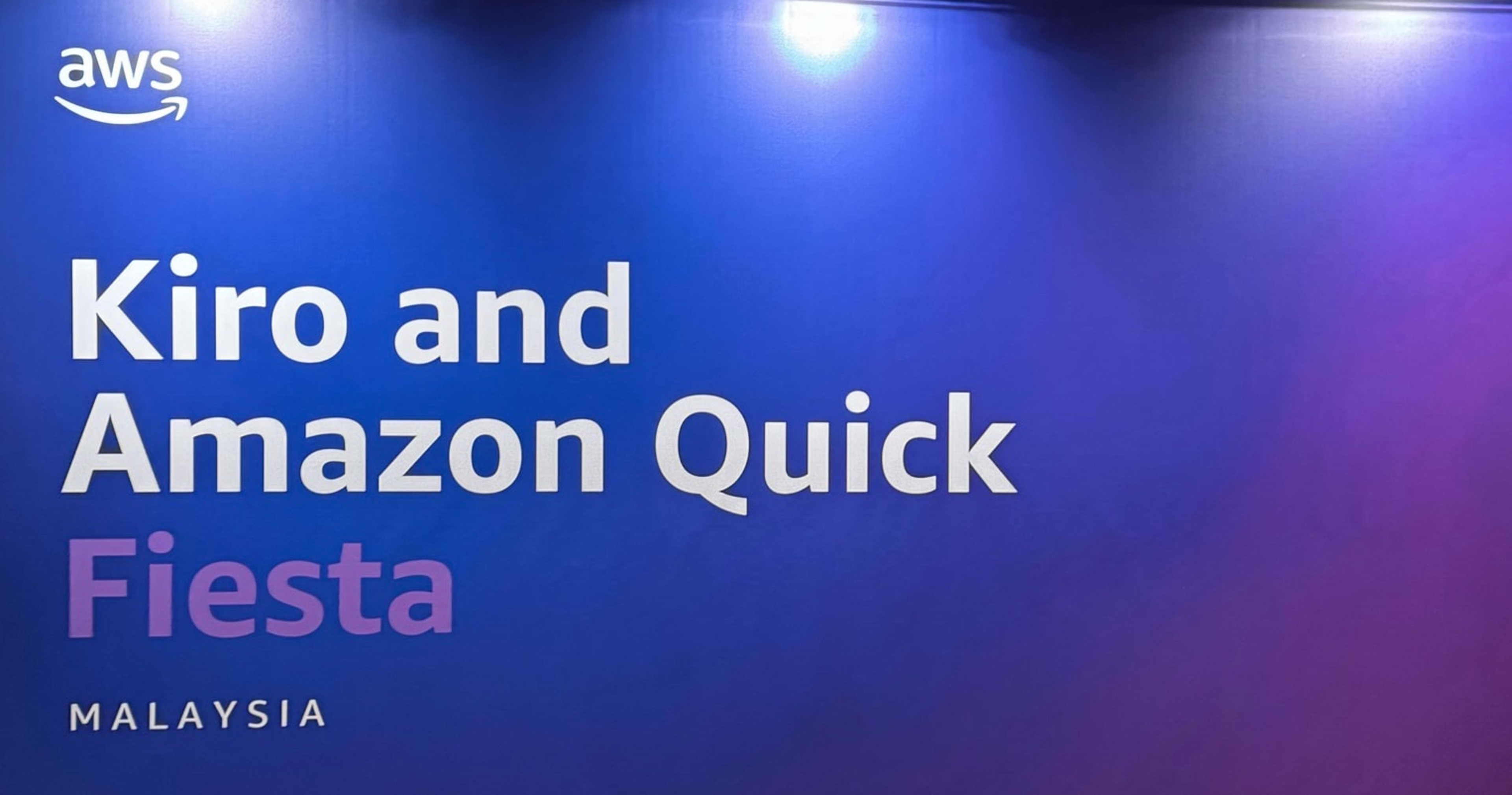 I attended the Kiro and Amazon Quick Fiesta event in Malaysia