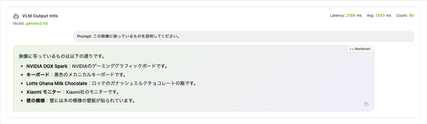 gemma3:4b の日本語プロンプトでの解析結果