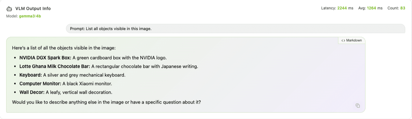 gemma3:4b の物体リストアップ