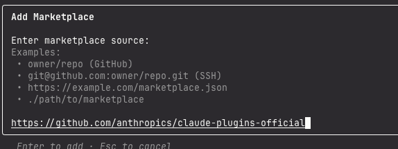 Claude CodeへAnthropicの公式プラグインマーケットプレイス追加