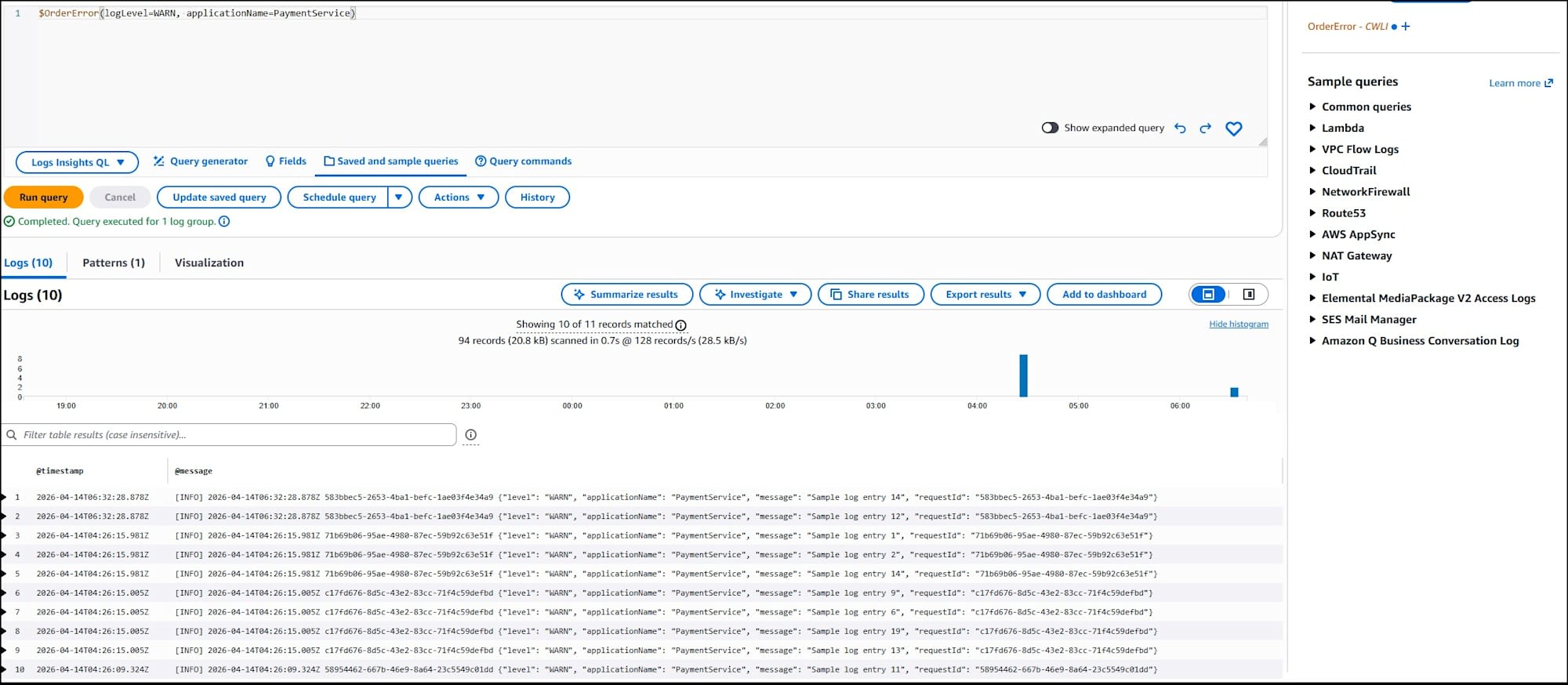 query_result_WARN_Payment