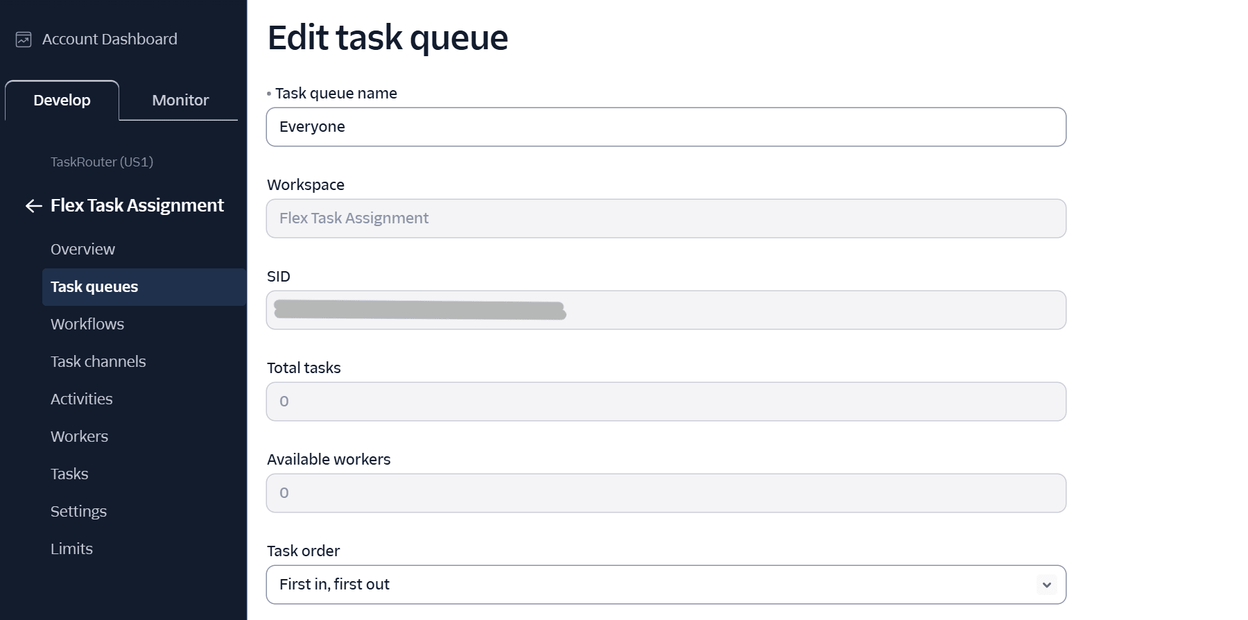 Flex用workspace_taskqueues