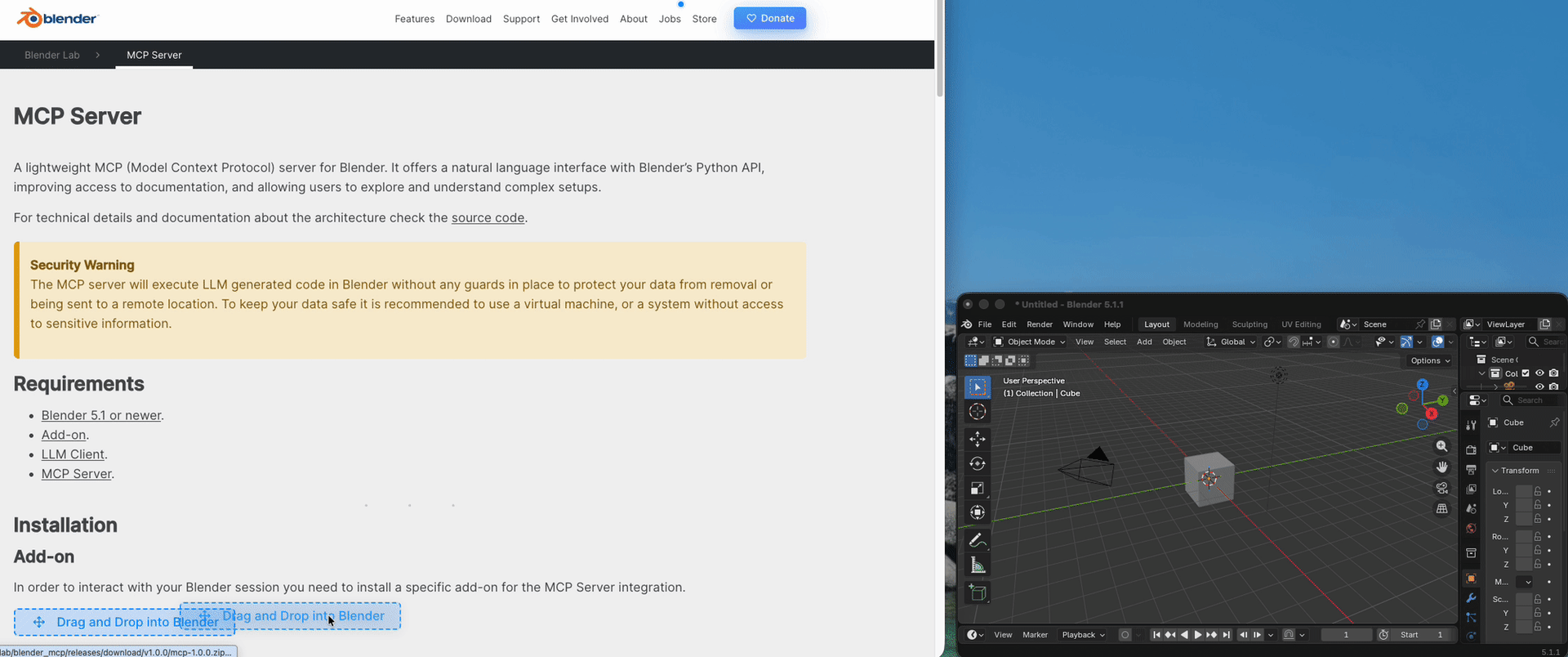 2回目のドラッグ&ドロップ