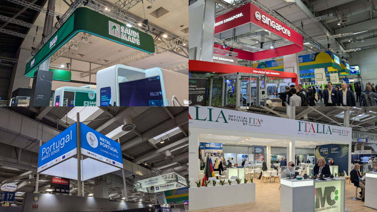 国ごとの展示