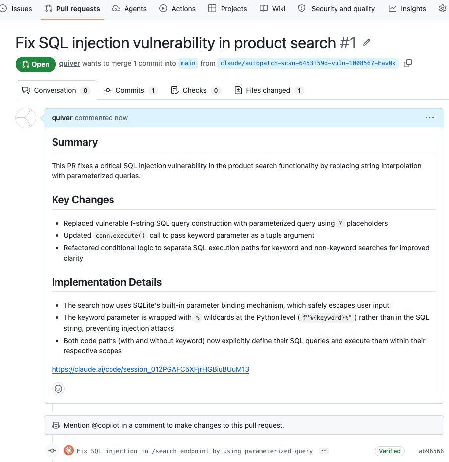 claude-security-pr