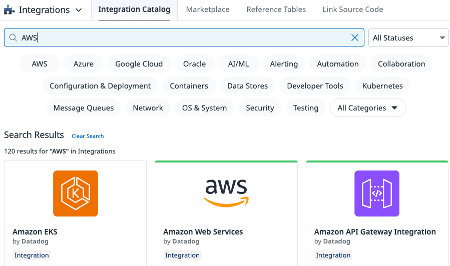 datadog-integration-aws-search