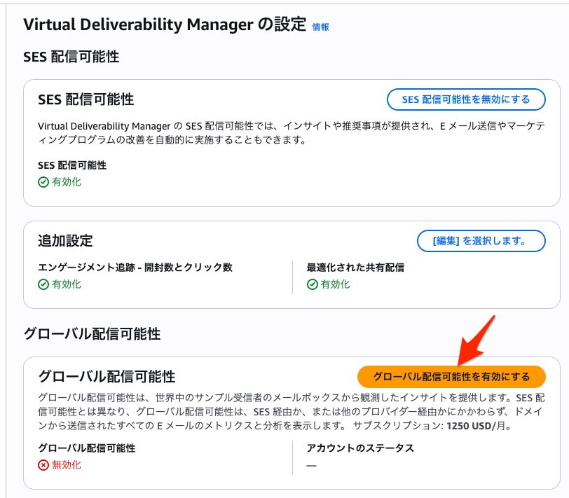 グローバル配信可能性を有効にする