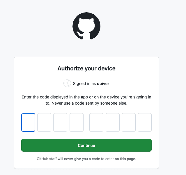 github-app-device-otp