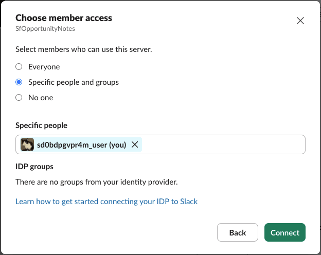 Choose member access