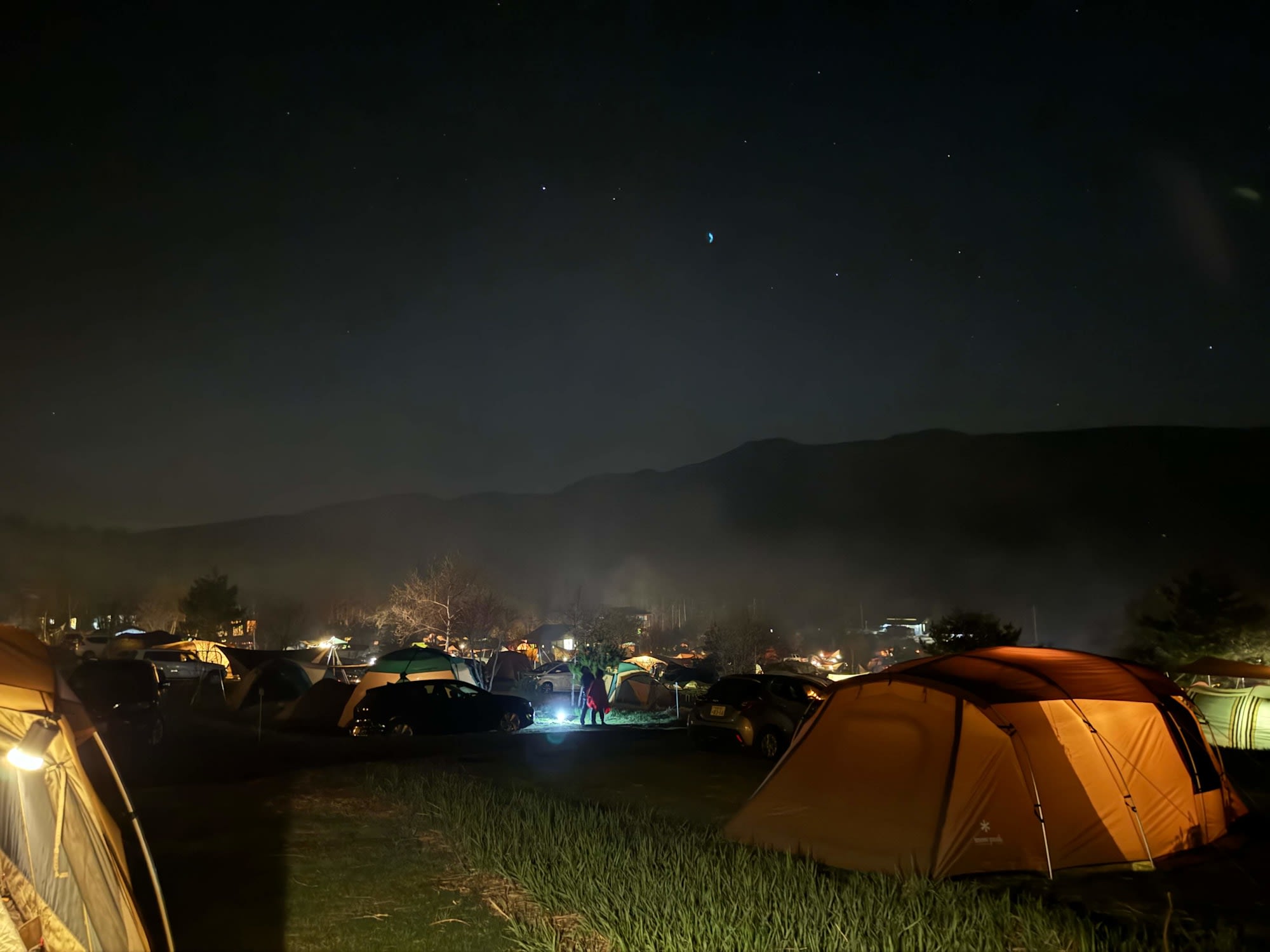 無印良品 カンパーニャ嬬恋キャンプ場の風景