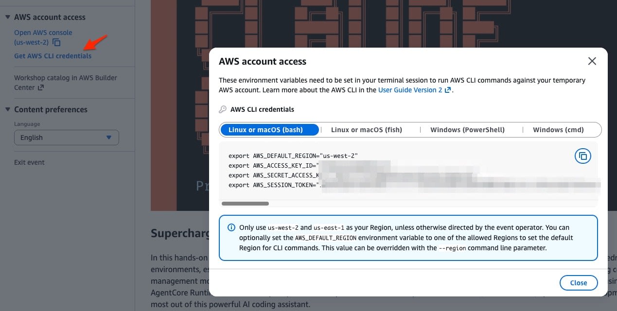 AWS CLI認証情報