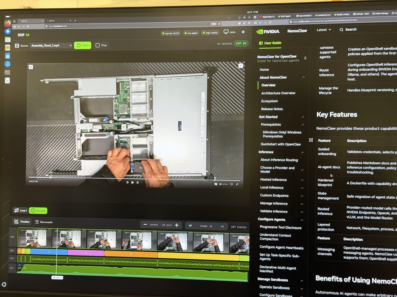SOP UI のデモ画面
