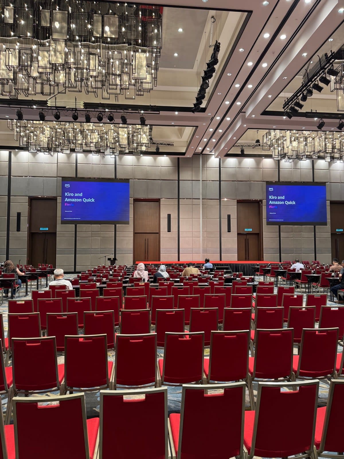 Main ballroom filling up before the keynote