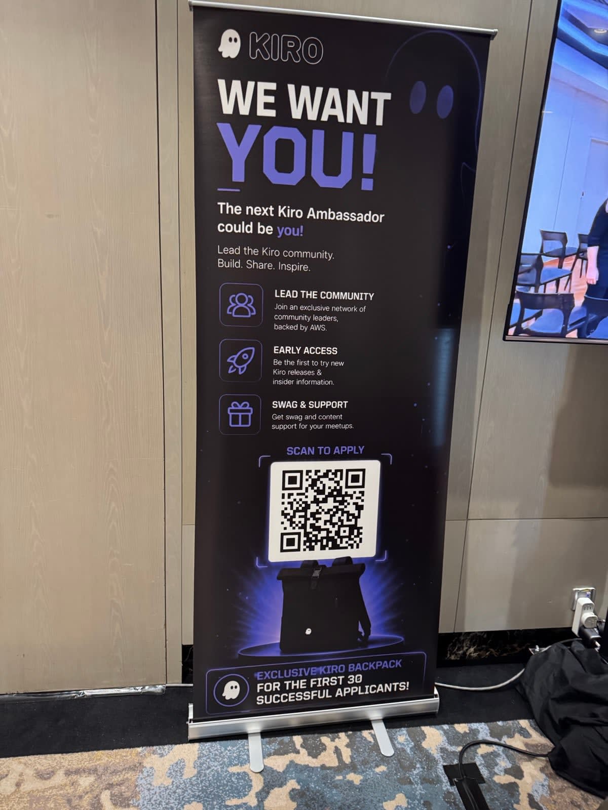 Kiro Ambassador recruitment banner