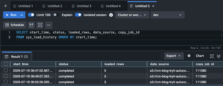 amazon-redshift-serverless-zetl-autocopy-restore-9