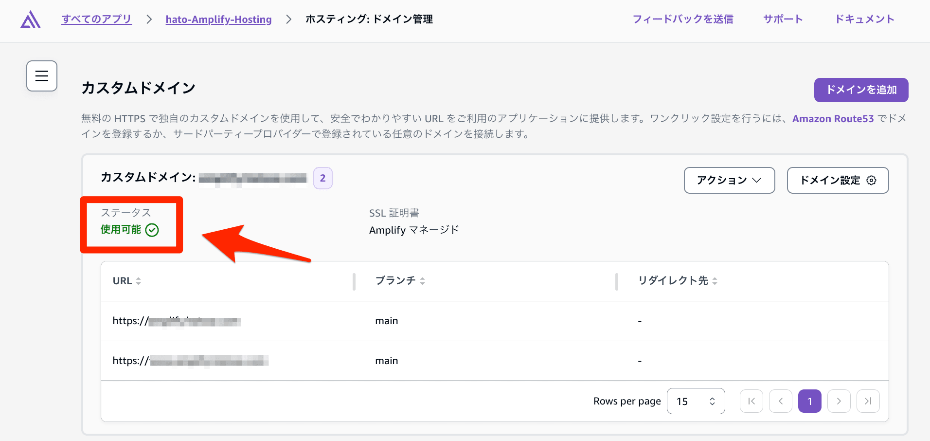 Amplify Third Party DNS Custom Domain Setup 10