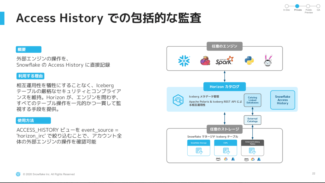ACCESS_HISTORY による監査のスライド