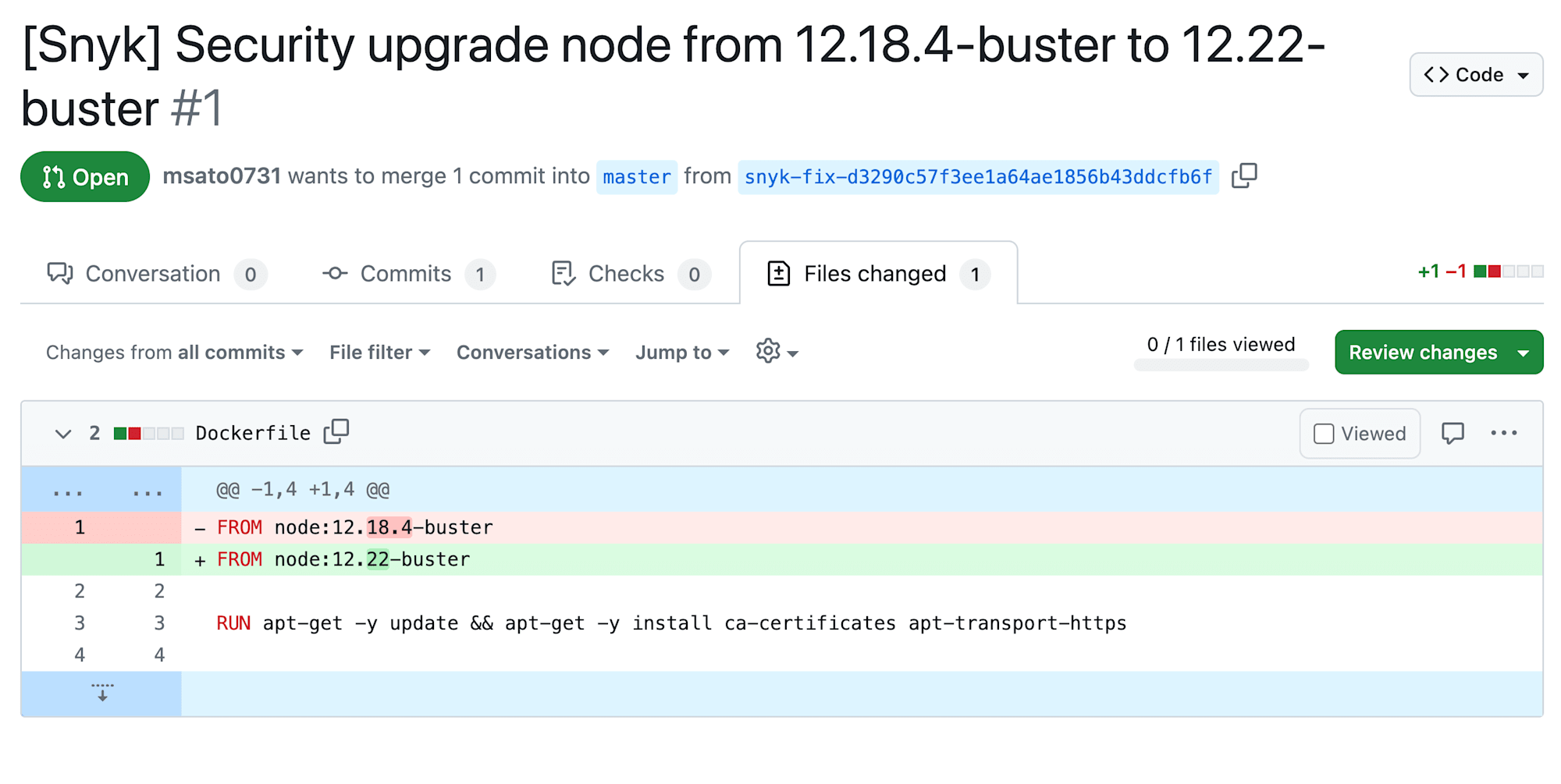 _Snyk__Security_upgrade_node_from_12_18_4-buster_to_12_22-buster_by_msato0731_·_Pull_Request__1_·_msato0731_juice-shop