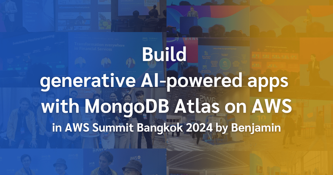สร้างแอปที่ขับเคลื่อนโดย generative AI ด้วย MongoDB Atlas บน AWS