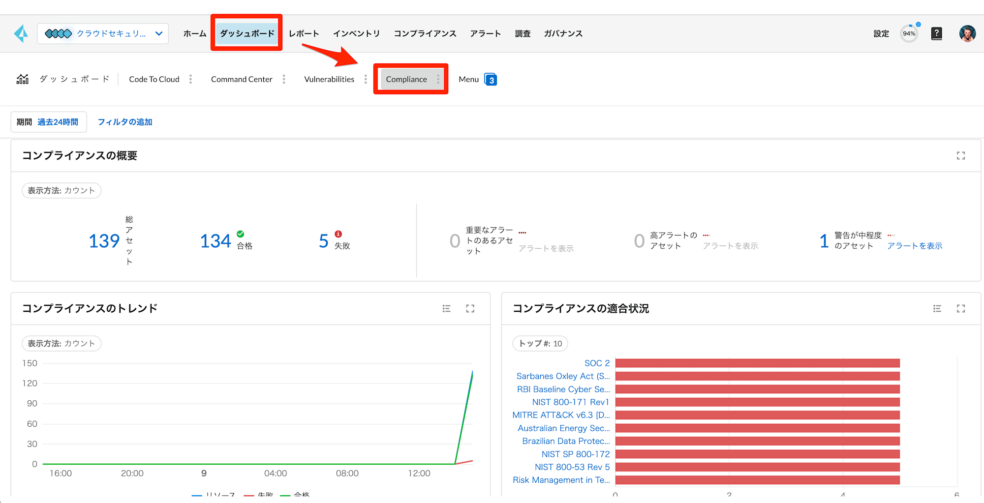 Prisma_Cloud___ダッシュボード-2