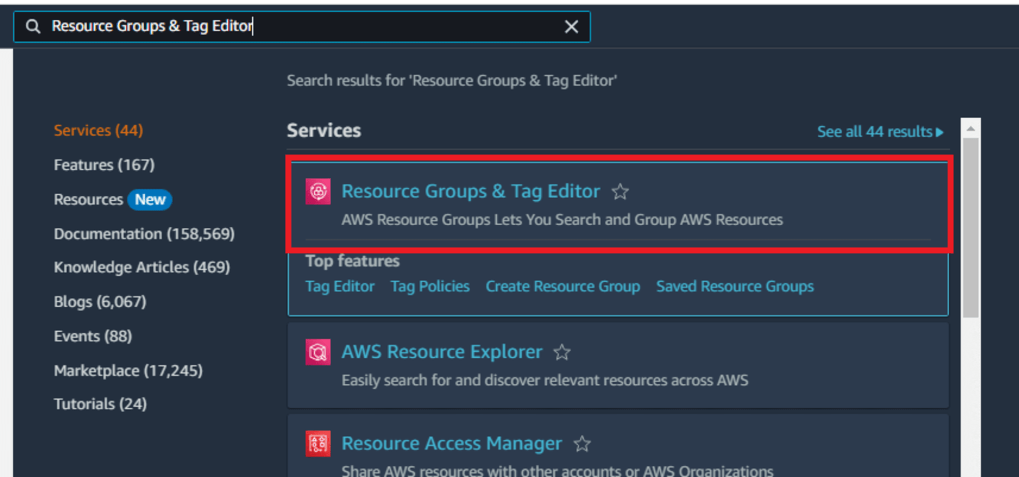 Resource Groups