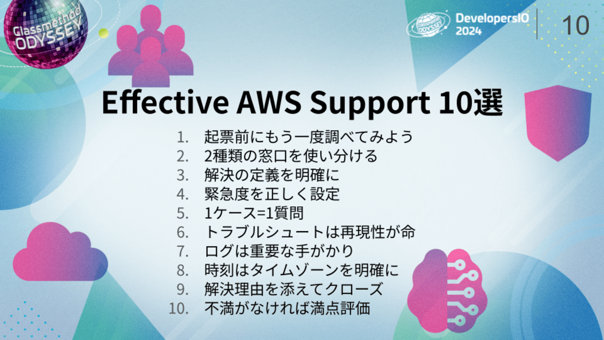 DevIO_2024_On_Effective_AWS_Support_10_tips