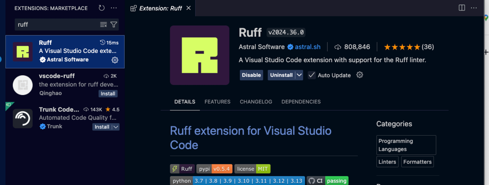 vscode-ruff-ext