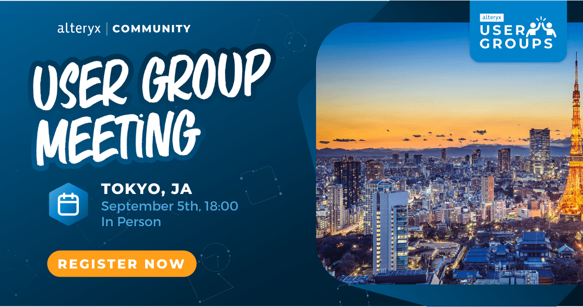 【イベントレポート】第20回 Alteryxユーザグループを開催しました #alteryx_ug