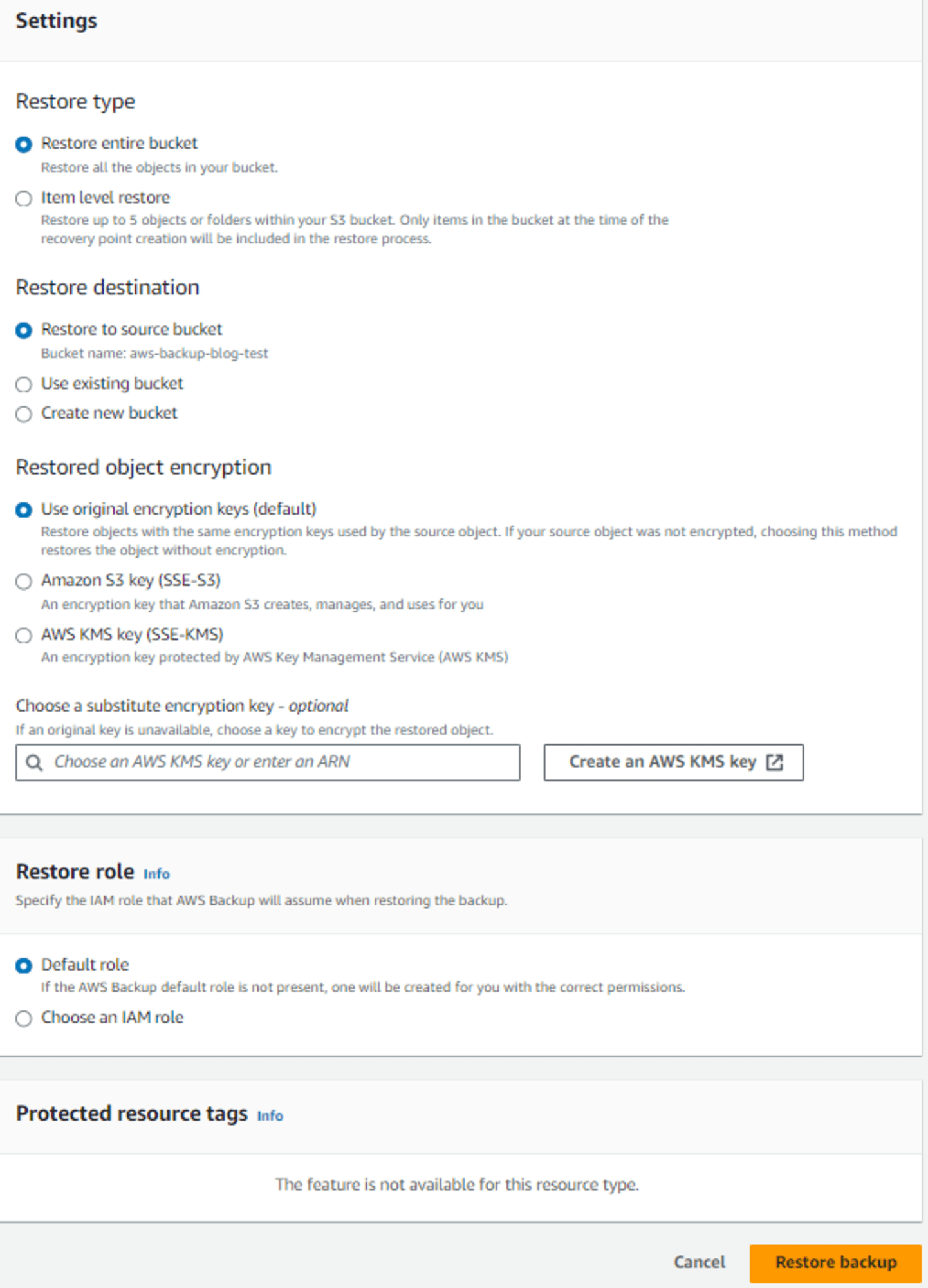 วิธีสำรองข้อมูล S3 ด้วย AWS Backup_20241008-15