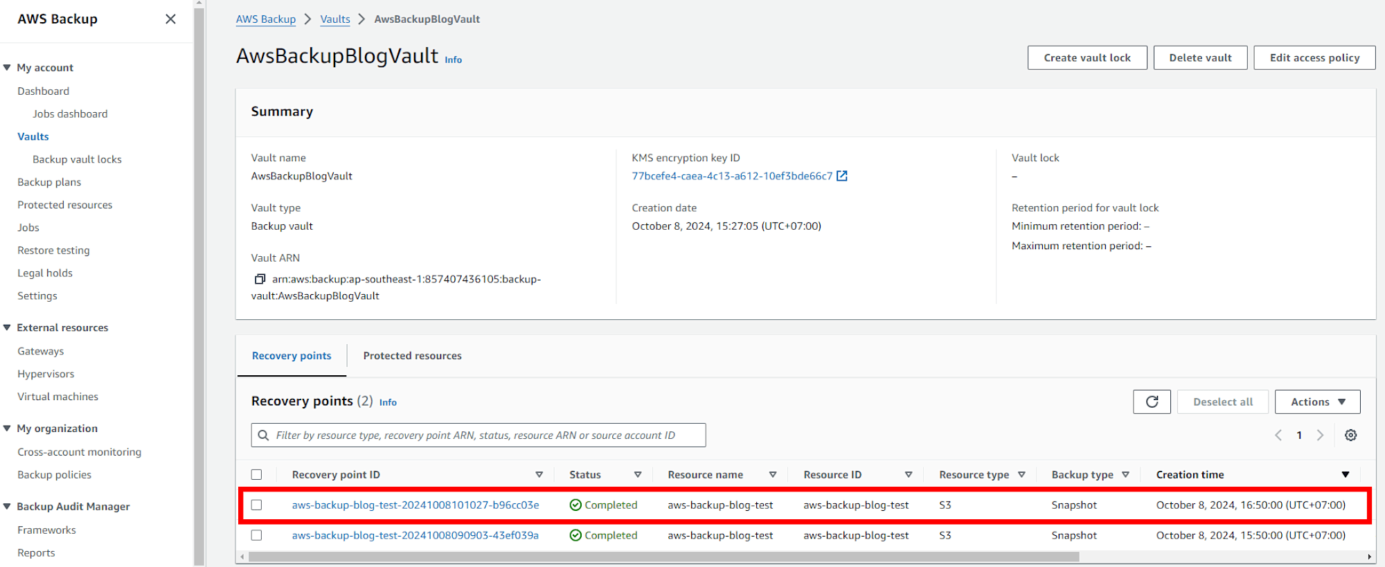 วิธีสำรองข้อมูล S3 ด้วย AWS Backup_20241008-13