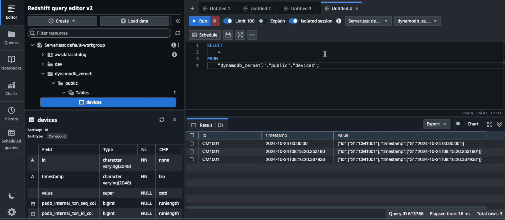 amazon-dynamodb-zero-etl-redshift-19