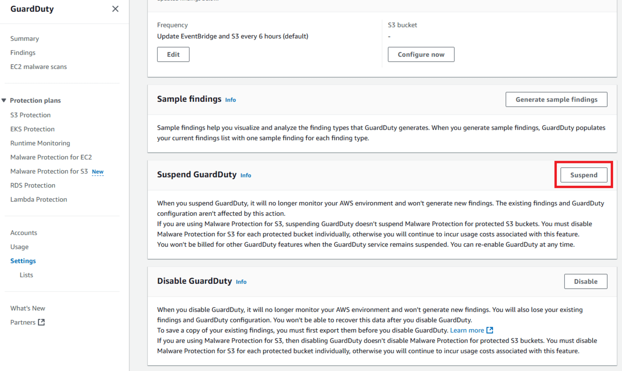 Secure Account Service GuardDuty-6