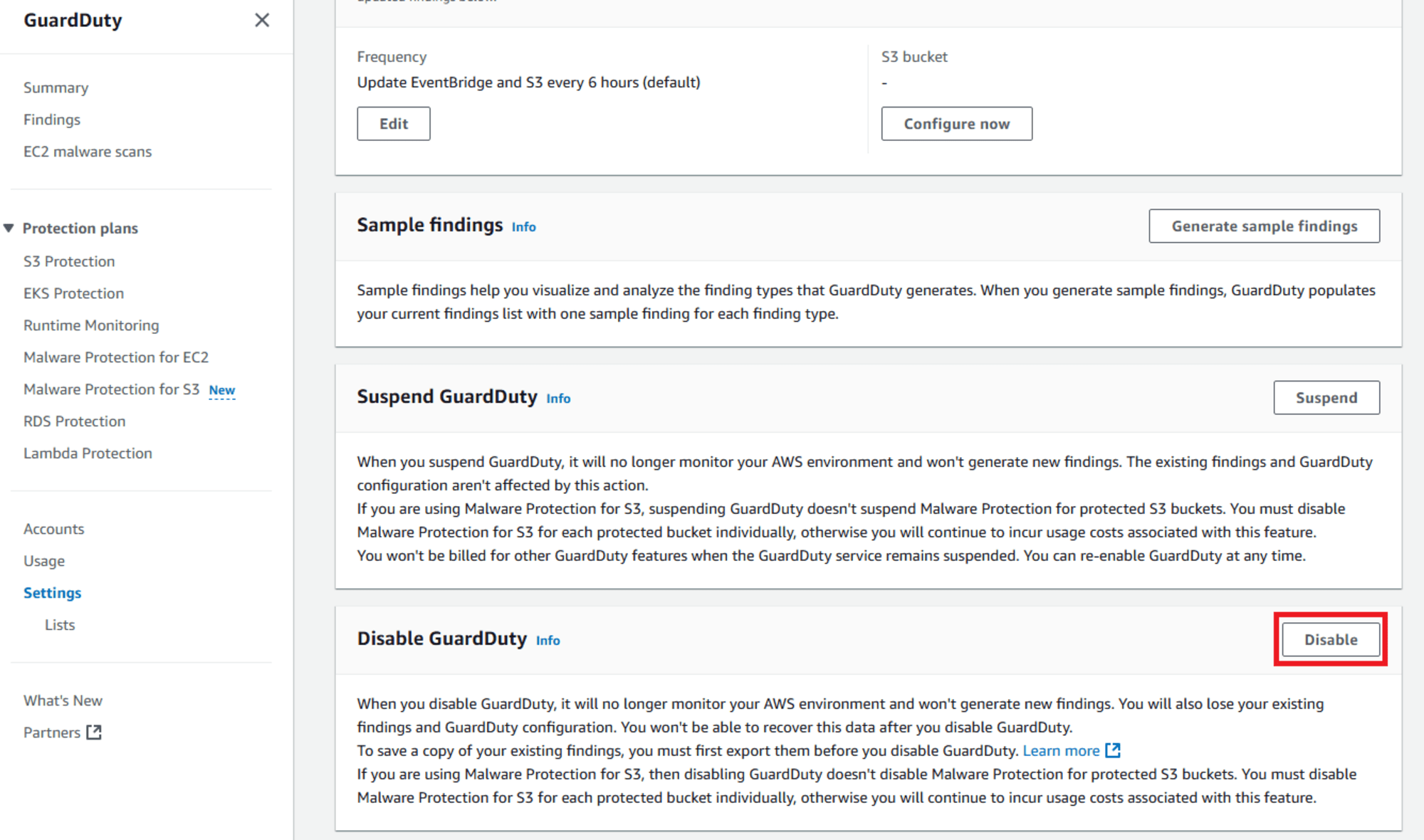 Secure Account Service GuardDuty-9