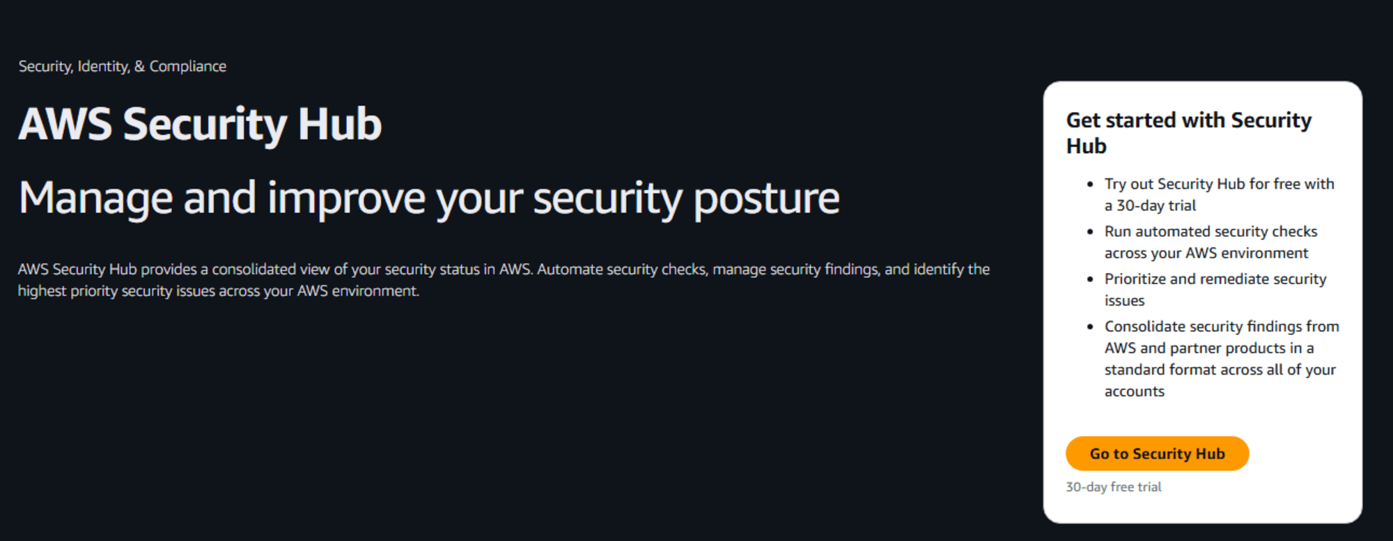 Secure Account Service Security Hub-7