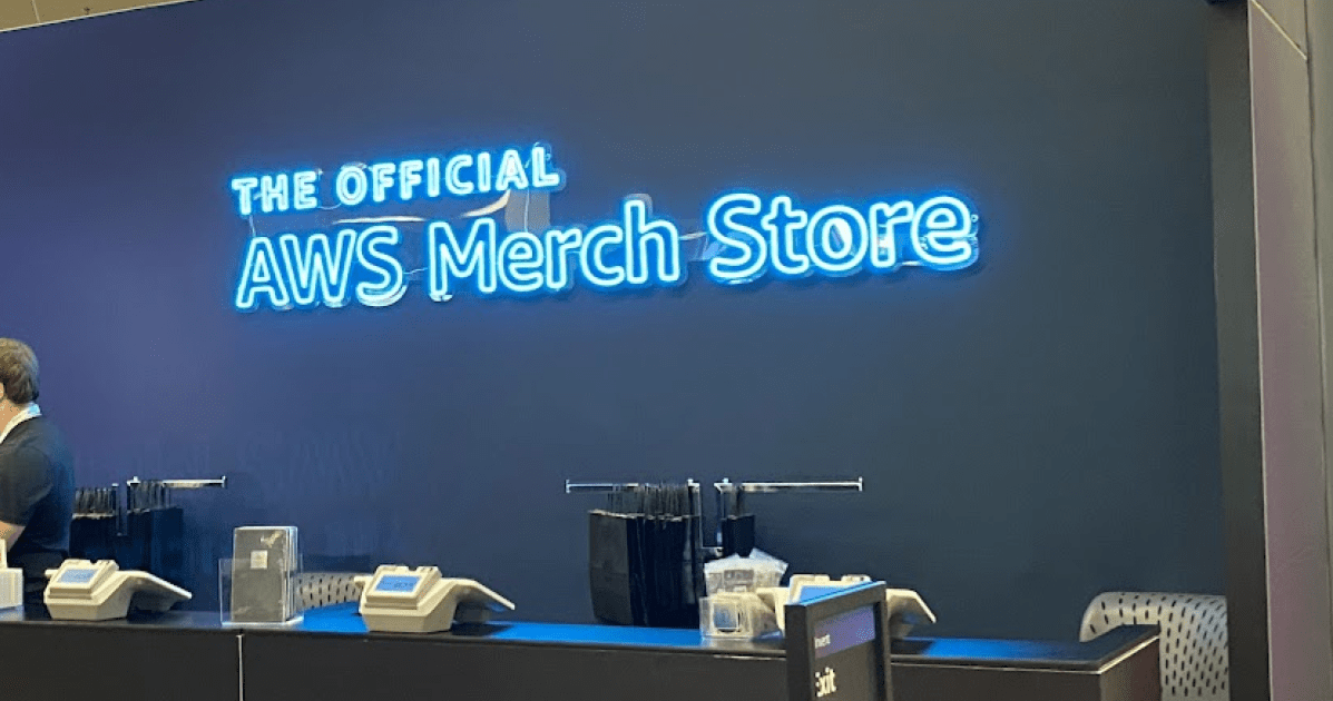 未来のお買い物が体験できるAWS Merch StoreでAWSグッズを買おう #AWSreInvent