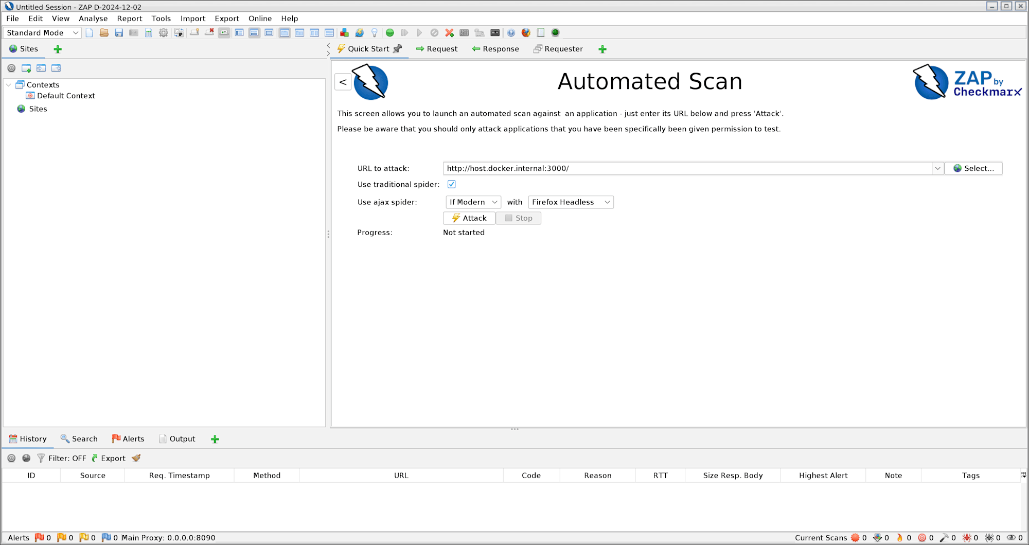 Automated Scan