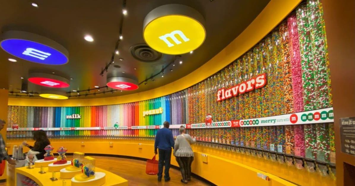 旅の思い出にM&M's World Las Vegasでオリジナルチョコレートを作ろう