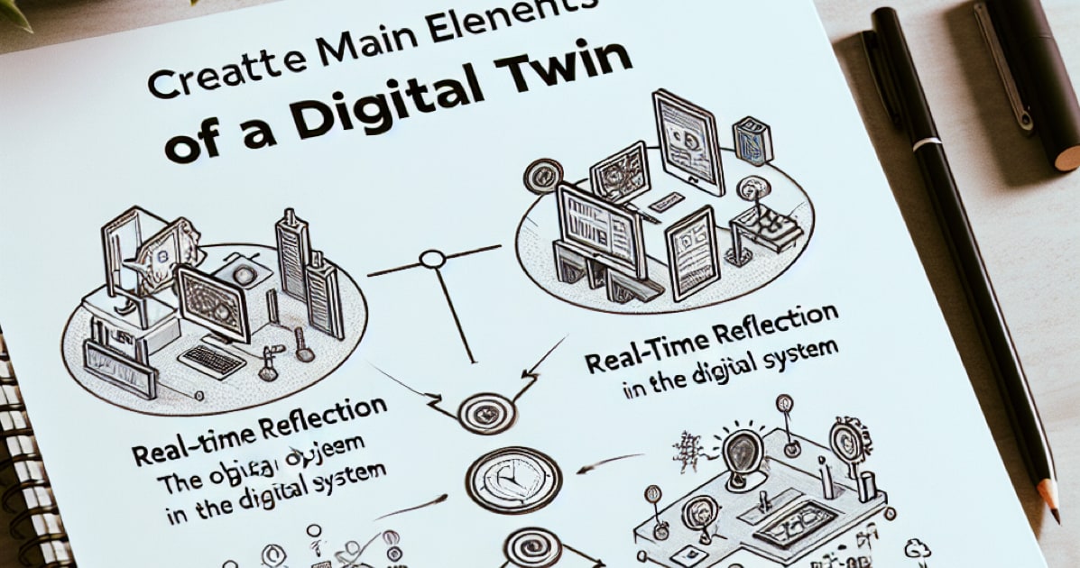 デジタルツインを理解するために4つの要素で整理してみました