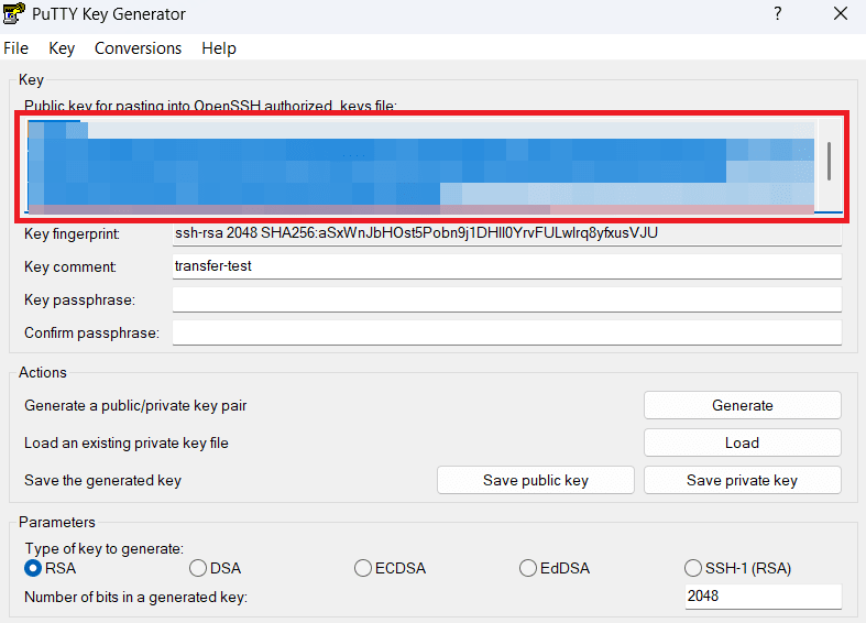 Keypair transfer-8.1