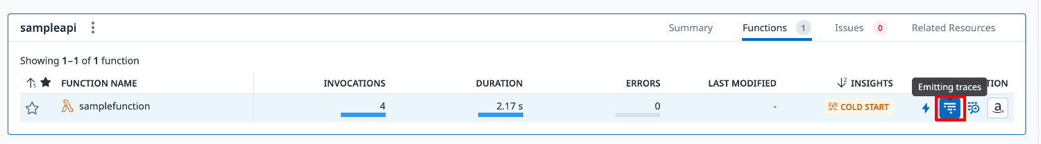 emittingtrace