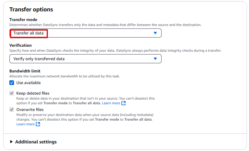 S3 with DataSync-7