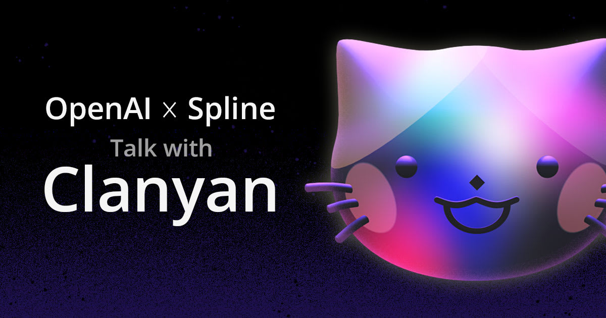 [OpenAI x Spline] AIアシスタント「くらにゃん」と会話してみた #MadeInSpline