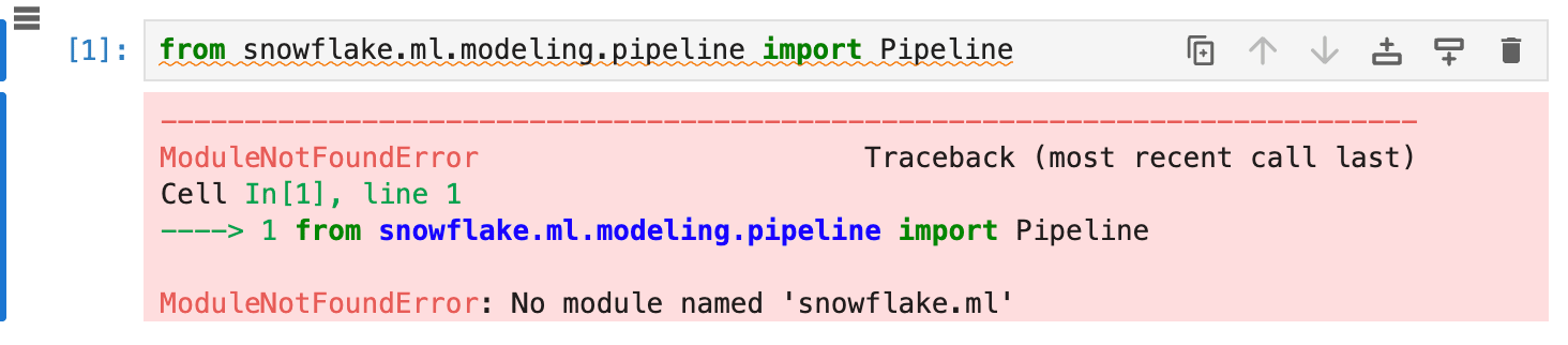 Snowpark MLはインポートできない